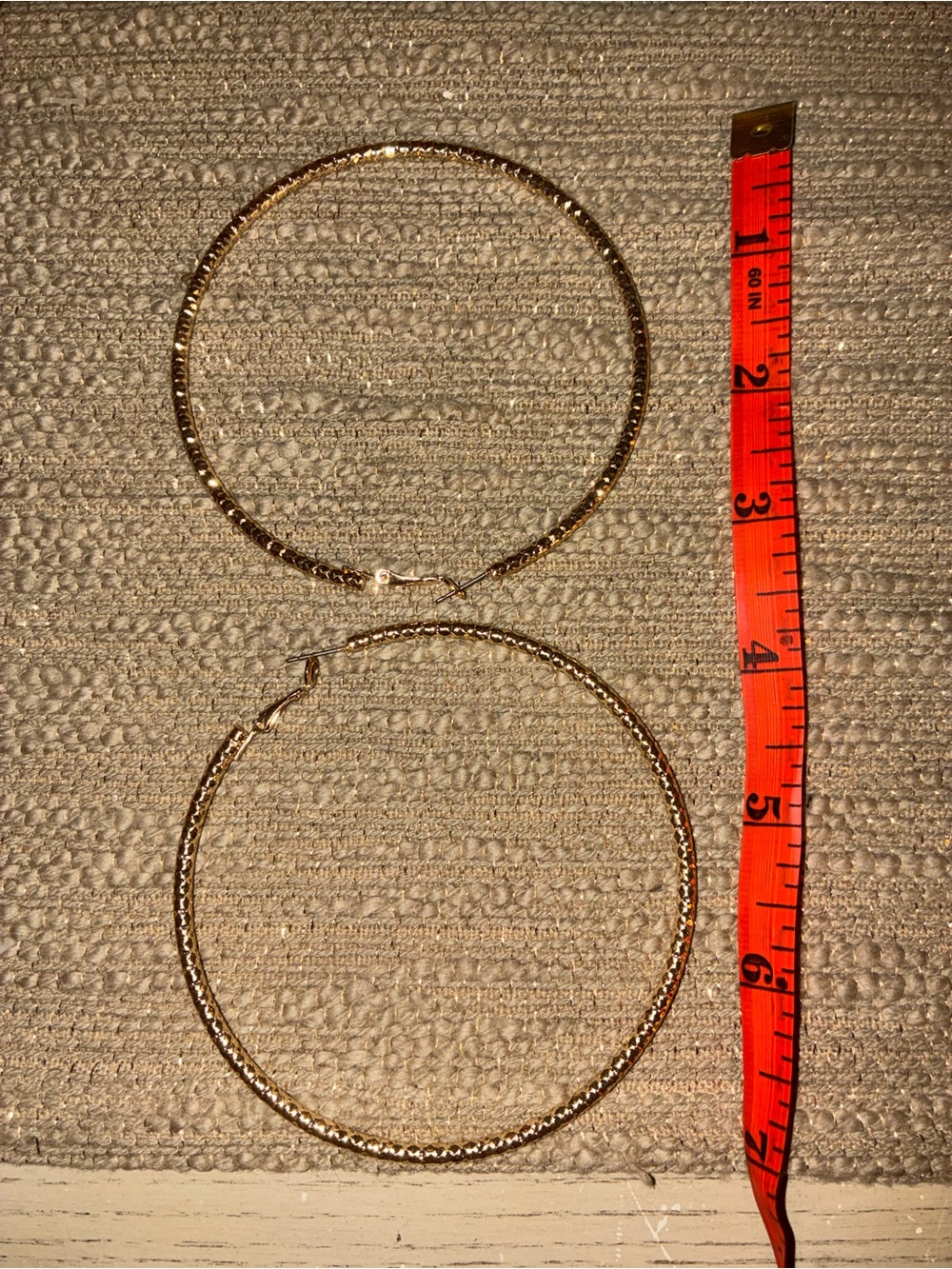 Gold-Tone hoop earrings Like New